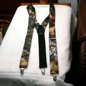 Men's camoflage suspenders